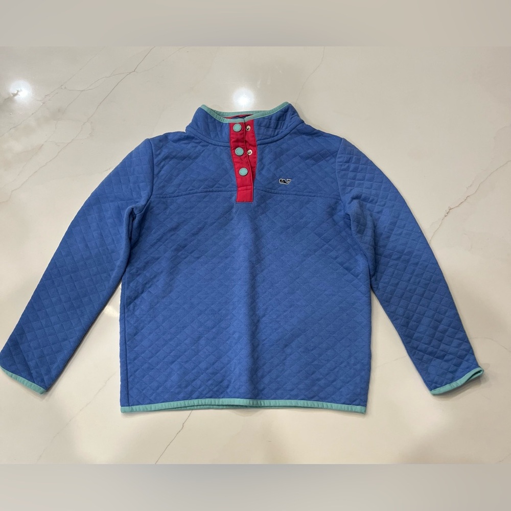 Vineyard Vines Girls Size M (10/12) Quarter-button Sweater